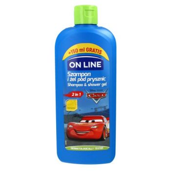 Hlavný obrázok On Line Disney Car 2v1 pena do kúpeľa a sprchový gél Banán 400ml