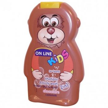 Hlavný obrázok  On Line Kids Chocolate Cookie 2in1 šampón a sprchovací gél 250ml