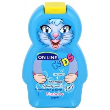 Hlavný obrázok On Line Kids šampón na vlasy 2v1 Blueberry 250ml