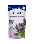 ON LINE Levander & Silk tekuté mydlo náplň 500ml