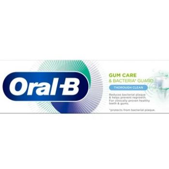Hlavný obrázok Oral-B Gum Care & Bacteria Guard Thorough Clean zubná pasta 75ml