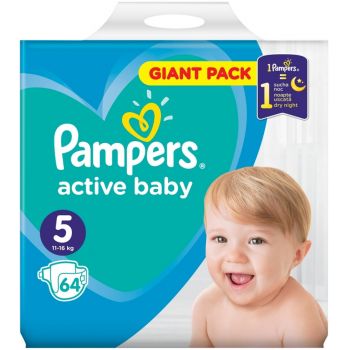 Hlavný obrázok Pampers Active Baby GP S5 Junior 64ks 11-16kg