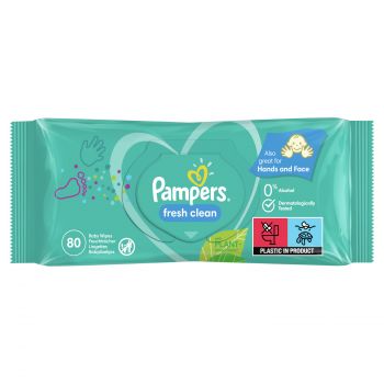 Hlavný obrázok Pampers Fresh Clean vlhčené obrúsky 80ks 