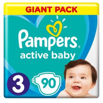 Hlavný obrázok Pampers jednorázové plienky Active Night 90ks 6-10kg