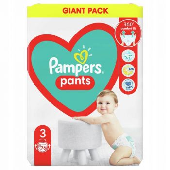 Hlavný obrázok Pampers Pants GP S3 Midi 76ks 6-11kg