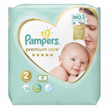 Hlavný obrázok Pampers plienky Premium Care S2 Mini 4-8kg 23ks