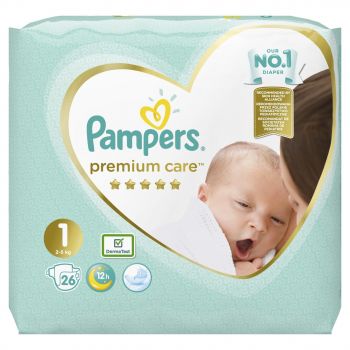 Hlavný obrázok Pampers Premium Care S1 26ks 2-5kg