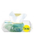 Pampers vlhčené obrúsky Coconut Pure s klipom 42ks
