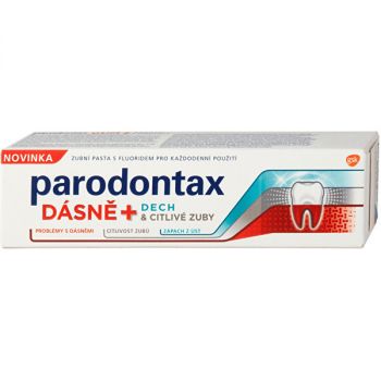 Hlavný obrázok Parodontax Gum+Breath & Sensitivity zubná pasta na citlivé zuby 75ml