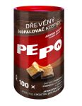 Pepo Drevený podpaľovač kocky 100ks