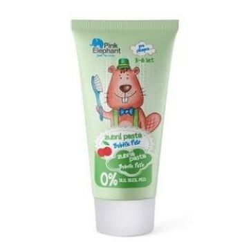 Hlavný obrázok Pink Elephant Beaver Justin zubná pasta pre chlapcov Čerešňa 50ml 409