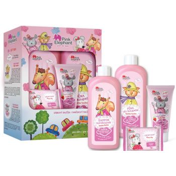 Hlavný obrázok Pink Elephant Girls darčeková kazeta Šampón, Pena do kúpeľa, Mydlo, Zubná pasta