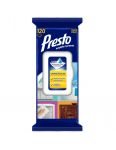Presto 2v1 Univerzálne vlhčené obrúsky s klipom 120ks