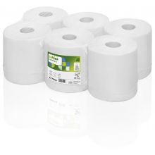 loader for Priemyselné utierky 6ks Wepa Satino Prestige Biele 24x21cm 1-vrstvové 317040 perforované