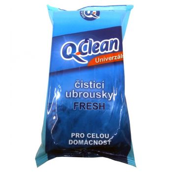 Hlavný obrázok Q Clean Univerzálne vlhčené utierky Fresh 50ks