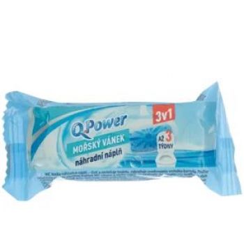 Hlavný obrázok Q Power 3v1 Morský vánok WC blok náplň 40g