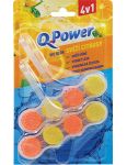 Q Power 4v1 Svieži Citrus WC blok 2x45g