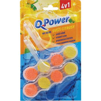 Hlavný obrázok Q Power 4v1 Svieži Citrus WC blok 2x45g