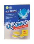Q Power All in One tablety do umývačky riadu 60ks