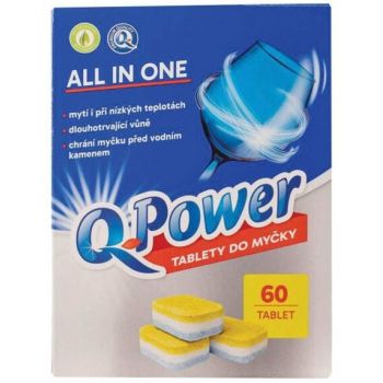 Hlavný obrázok Q Power All in One tablety do umývačky riadu 60ks