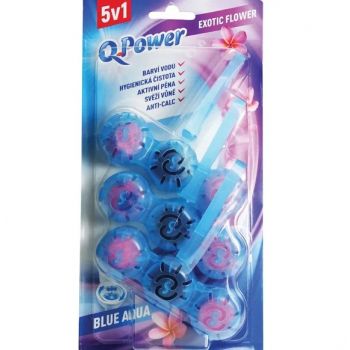 Hlavný obrázok Q Power Blue Exotic Flower WC blok 3x45g