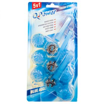 Hlavný obrázok Q Power Blue Fresh Storm WC blok 3x45g