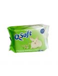 Q Soft Harmanček vlhčený toaletný papier 60ks