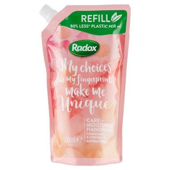 Hlavný obrázok Radox Kamilka & Jojoba Oil Antibakteriálne tekuté mydlo náplň 500ml