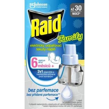 Hlavný obrázok Raid Family elektrická tekutá náplň bez parfumácie 30ml 30 nocí