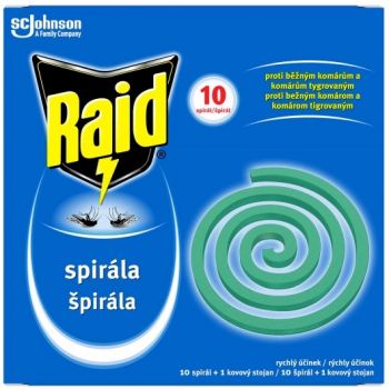 Hlavný obrázok Raid špirála proti komárom 10ks 115g