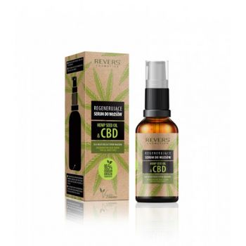 Hlavný obrázok Revers Cosmetics Hemp Seed Oil & CBD regeneračné sérum na vlasy 50ml