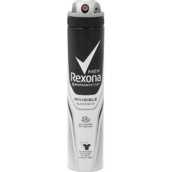 Hlavný obrázok Rexona Men Invisible Black & White 48H anti-perspirant sprej 200ml