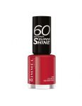 Rimmel London 60 Seconds Super Shine 310 Double Decker Red lak na nechty 8ml