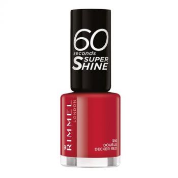 Hlavný obrázok Rimmel London 60 Seconds Super Shine 310 Double Decker Red lak na nechty 8ml