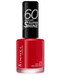 Rimmel London 60 Seconds Super Shine 312 Be Red-Y lak na nechty 8ml