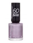 Rimmel London 60 Seconds Super Shine 811 Hot  Metal Love lak na nechty 8ml