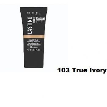 Hlavný obrázok Rimmel London Lasting Matte 103 True Ivory make-up 30ml