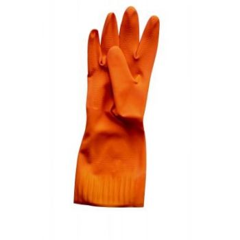 Hlavný obrázok Rukavice Gumenné Cleanstar oranžové č.9 L