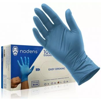 Hlavný obrázok Rukavice hygienické 100ks Nitril L Nodens modré nepúdrované 4454