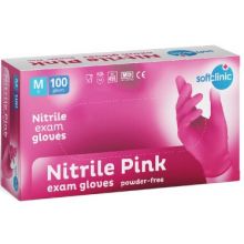 loader for Rukavice hygienické 100ks Nitril M Softclinic ružové nepúdrované 4558