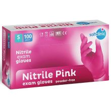 loader for Rukavice hygienické 100ks Nitril S Softclinic ružové nepúdrované 4557