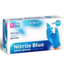 loader for Rukavice hygienické 100ks Nitril XL SoftClinic nepudrované modré