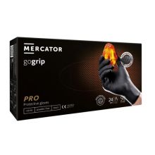loader for Rukavice hygienické 50ks Nitril M Mercator gogrip nepudrované čierne 4501
