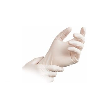 Hlavný obrázok Rukavice hygienické  Hygonorm Latex L biele púdrované 100ks