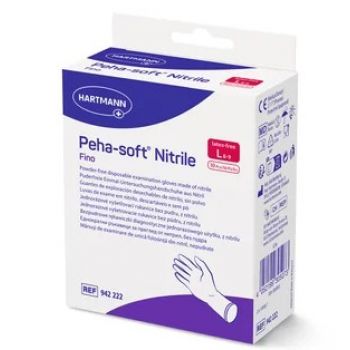 Hlavný obrázok Rukavice jednorázové 10ks Peha - soft Nitrile L