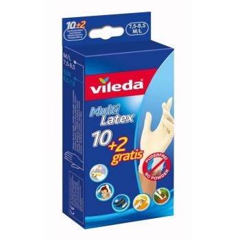 Hlavný obrázok Rukavice Vileda Multi latex 10+2