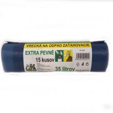 loader for Sačky do koša 55x60cm 15ks 35l modré zaťahovacie SKZ-0007