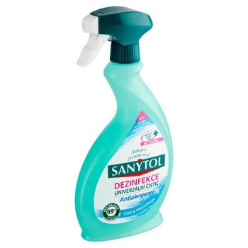 Hlavný obrázok Sanytol Dezinfekčný univerzálny čistič Antialergenný 500ml