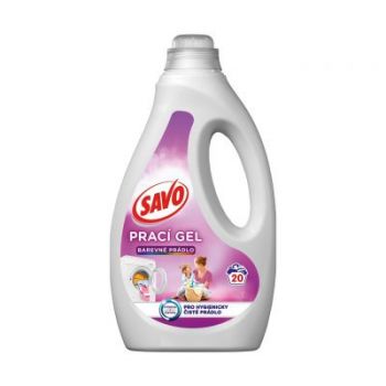 Hlavný obrázok Savo gél na pranie 1l Farebné prádlo 20 praní