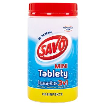 Hlavný obrázok Savo Mini 3v1 komplex chlórové tablety do bazéna 800g